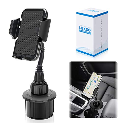 Product Cover Car Cup Holder Phone Mount，Universal Smart Adjustable Automobile Car Phone Mount for iPhone 11/Xs/Max/XR/8/7/6 Plus Samsung Galaxy S10/S9/S8 Note9 Nexus Sony、HTC、Huawei and All Smartphones
