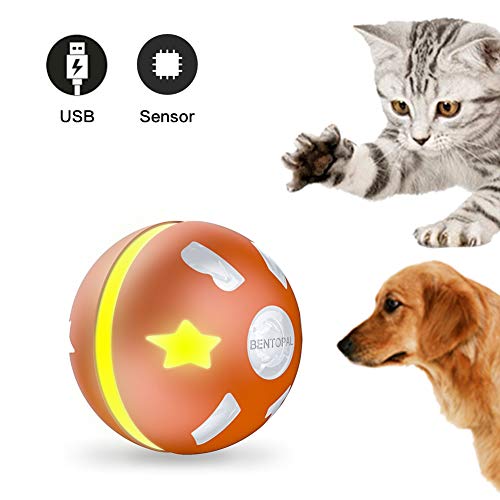 Product Cover WendyMom Motion Activated Cat Toy Interactive Ball, Catch The Chick, Small