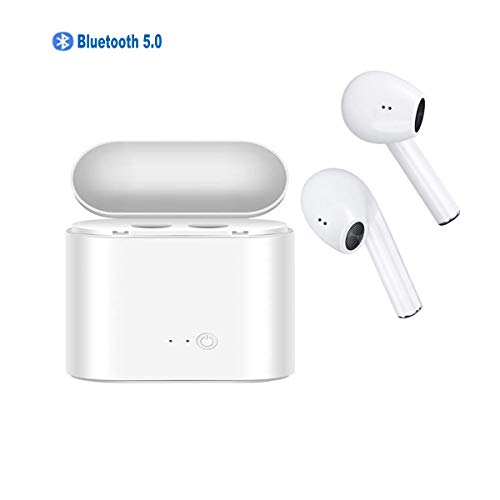 Product Cover Bluetooth Earbud Wireless Earbuds Stereo Bluetooth Headphones with Charging Case Built-in Mic Noise Canceling Sweatproof Sports Wireless Headphone