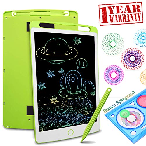Product Cover LCD Writing Tablet Drawing Board - 8.5 Inch Colorful Screen Electronic Writing Doodle Pad Children Preschool Learning Educational Handwriting Pad for Note Memo Boy Girl Toy Gift (8.5inch, Green)