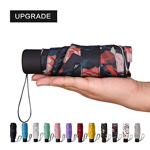Product Cover NOOFORMER Mini Travel Sun&rain Umbrella - Light Compact Parasol with 95% UV Protection for Men Women Multiple Colors