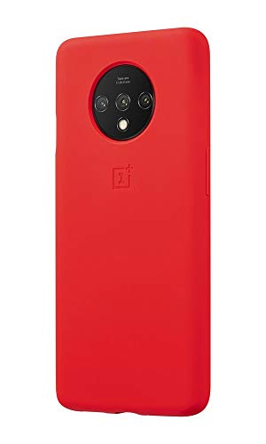 Product Cover OnePlus 7T Silicone Bumper Case (Red)