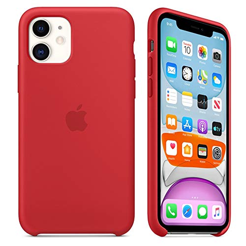 Product Cover Maycase Compatible for iPhone 11 Case, Liquid Silicone Case Compatible with iPhone 11 (2019) 6.1 inch (Red)