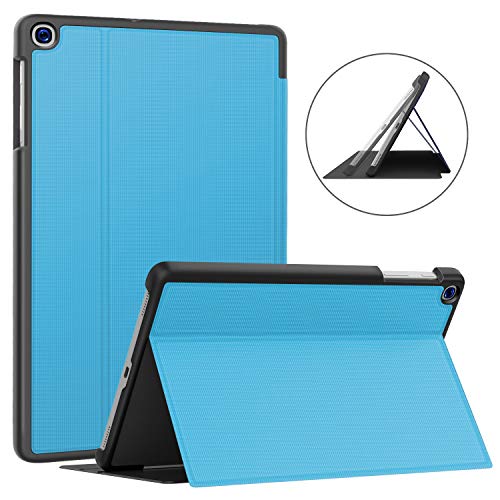 Product Cover Soke Galaxy Tab A 10.1 Case 2019, Premium Shock Proof Stand Folio Case, Multi- Viewing Angles, Soft TPU Back Cover for Samsung Galaxy Tab A 10.1 inch Tablet [SM-T510/T515],Light Blue