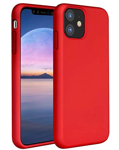 Product Cover Lintelek iPhone 11 Series Phone Case, Soft Liquid Silicone iPhone Case, Protective Cover Shockproof Bumper Case for iPhone 11 6.1