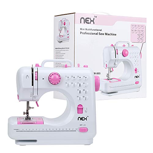 Product Cover NEX Portable Sewing Machine Double Speeds for Beginner Art Craft 12 Stitches