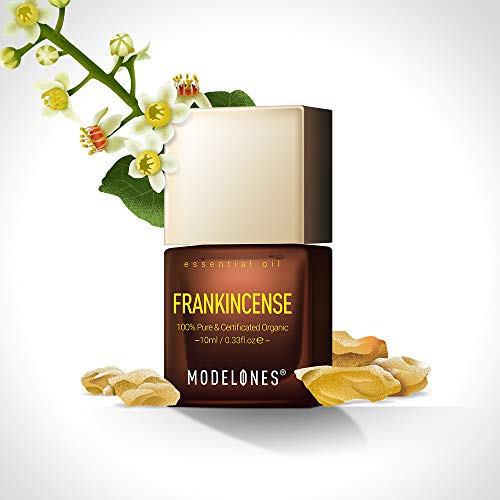 Product Cover Modelones Frankincense Essential Oils USDA Organic Aromatherapy Essential Oil 100% Pure Therapeutic Grade for Diffuser,Massage - 10 ml