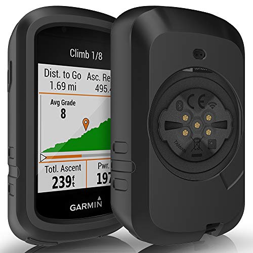 Product Cover TUSITA Case for Garmin Edge 830 - Anti Drop Silicone Protective Cover - Cycling GPS Computer Accessories (Black)