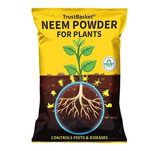 Product Cover TrustBasket Neem Cake Powder Organic Fertilizer and Pest Repellent for Plants (450 GMS)