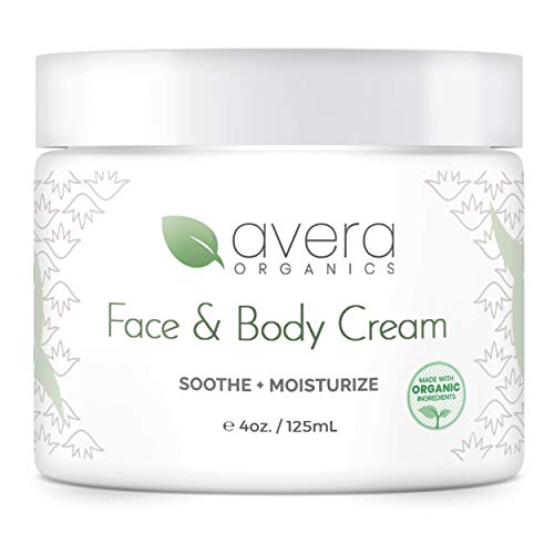 Product Cover Natural Face and Body Cream Moisturizer - Organic Aloe Vera - Lotion for Dry Skin Eczema Psoriasis (4 ounces)
