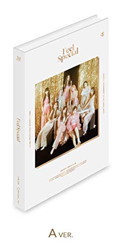 Product Cover JYP Entertainment Twice - Feel Special [A ver.] (8th Mini Album) CD+88p Photobook+Lyrics Paper+5Photocards+Gold Photocard+Folded Poster+Double Side Extra Photocard