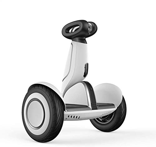 Product Cover Segway Ninebot S-Plus Smart Self-Balancing Electric Scooter with Intelligent Lighting and Battery System, Remote Control and Auto-Following Mode, White