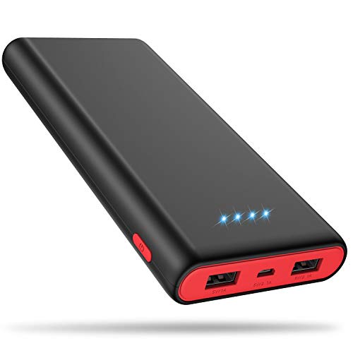 Product Cover Portable Charger Power Bank 25800mAh, Ultra-High Capacity Fast Phone Charging with Newest Intelligent Controlling IC, 2 USB Ports External Cell Phone Battery Pack for iPhone,Samsung Android,Table etc