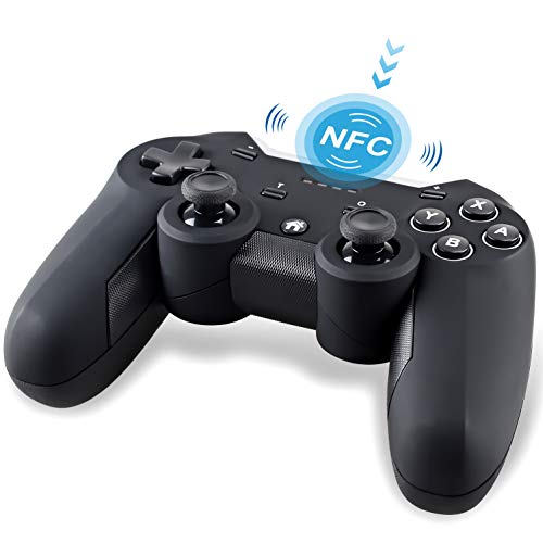 Product Cover NEWCARE Wireless Controller for Nintendo Switch, Remote Pro Controller Gamepads - Anti-Skid, Supports Gyro Axis & Dual Shock & NFC Function (Black)