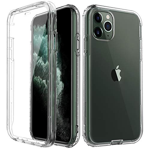 Product Cover Cubevit iPhone 11 Pro Max Case, Full Body iPhone 11 Pro Max Clear Case with Built-in Screen Protector, Hybrid Rugged Slim Bumper with Hard Back Shockproof Protective Case for iPhone 11 Pro Max Cases