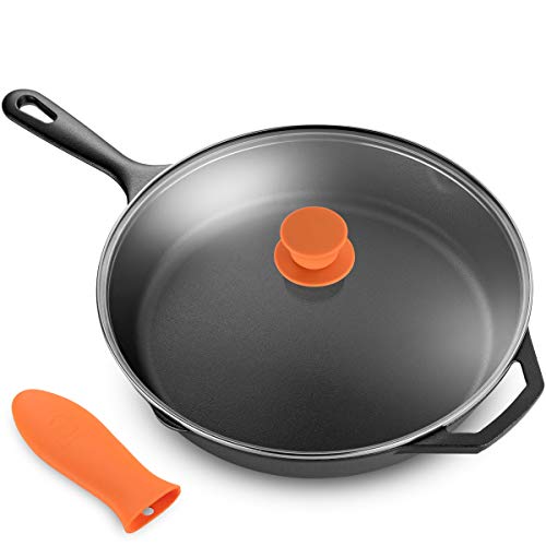 Product Cover Legend Cast Iron Skillet with Lid | Large 12