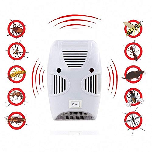 Product Cover Xenoty Ultrasonic Pest Repeller Repellent, Home Pest Control Reject Device Non-Toxic Spider Lizard Mice Repellent Indoor for Mosquito, Ant, Flea, Rats, Roaches, Cockroaches, Fruit Fly, Rodent, Insect