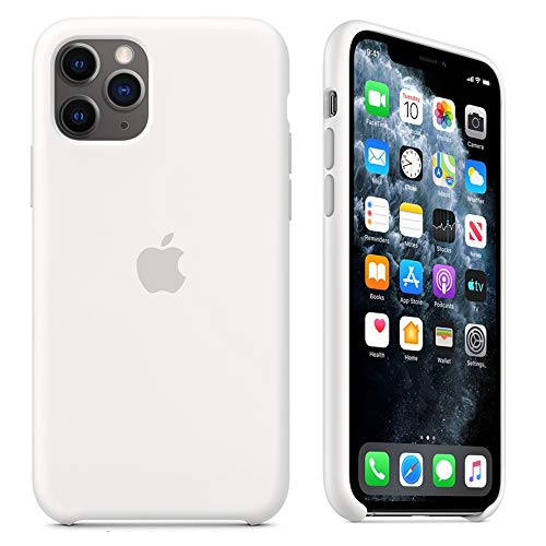 Product Cover Maycase Compatible for iPhone 11 Pro Max Case, Liquid Silicone Case Compatible with iPhone 11 Pro Max (2019) 6.5 inch (White)