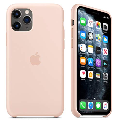 Product Cover Maycase Compatible for iPhone 11 Pro Max Case, Liquid Silicone Case Compatible with iPhone 11 Pro Max (2019) 6.5 inch (Pink Sand)