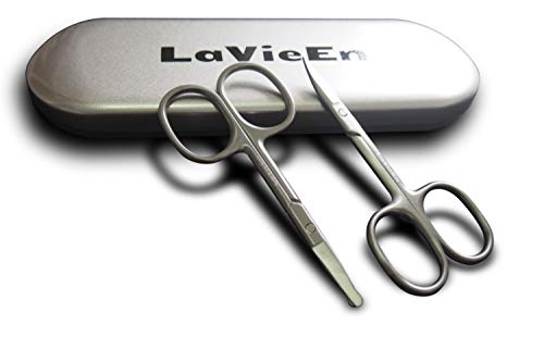 Product Cover LaVieEn LS01 Eyebrow and Nose Hair Scissors, 3.7