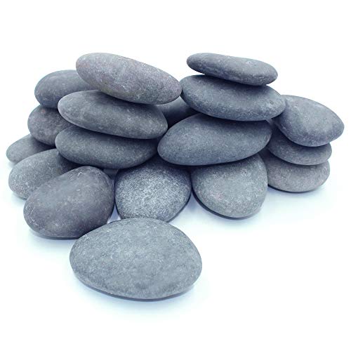 Product Cover Ultra Large River Rocks for Painting - 20 Extra Big Rocks, 3.5