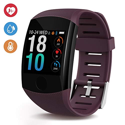 Product Cover Deyawe Fitness Tracker,2019 Upgraded IP67 Activity Tracker Watch with Heart Rate Monitor Step Counter Calorie Counter Pedometer for Men Women Kids (Vermilion)