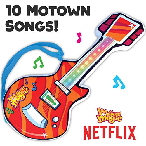Product Cover Motown Magic Toy Guitar with 10 Famous Songs - Musical Instrument Gift for Toddlers, Boys, & Girls Ages 1 2 3 4 5