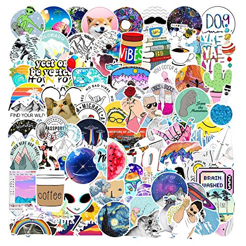 Product Cover Laptop Stickers ASOG Stickers for Water Bottles 103pcs Cool Stickers Vinyl Waterproof Decal Stickers for Luggage Car Bicycle for Teens and Girls