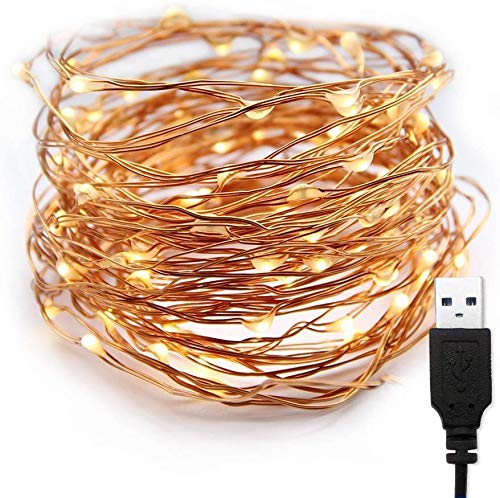 Product Cover RIFLECTION 5 Meters 50 LED Copper String Lights USB Powered Portable LED String Lights Fairy Star String Lights for Diwali,Christmas,Home Decor,Party,Decoration