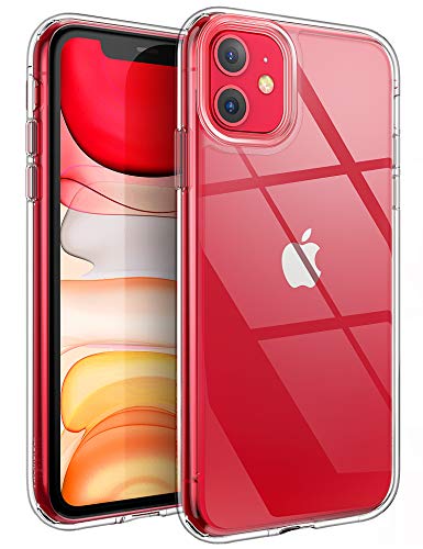 Product Cover YOUMAKER Stylish Crystal Clear Case for iPhone 11, Anti-Scratch Shock Absorption Slim Fit Drop Protection Premium Bumper Cover Case for iPhone 11 6.1 inch (2019) - Clear