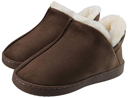 Product Cover ChayChax Kids Indoor Outdoor Slippers Micro Suede House Shoes Boys Girls Winter Warm Fluffy Plush Slipper Boots with Anti-Slip Sole