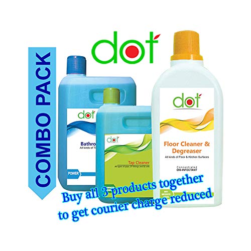 Product Cover DOT Bathroom Tiles Tap Floor Cleaner Combo Pack