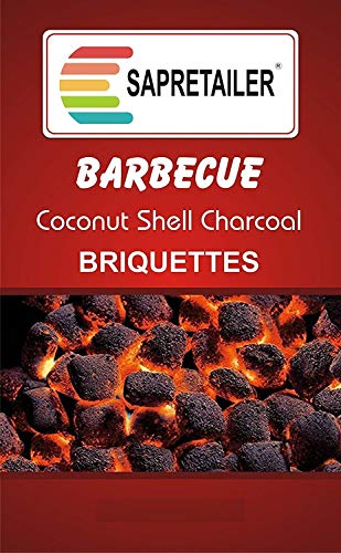 Product Cover SapRetailer Coconut Shell Charcoal Briquettes for Barbecue 2Kg