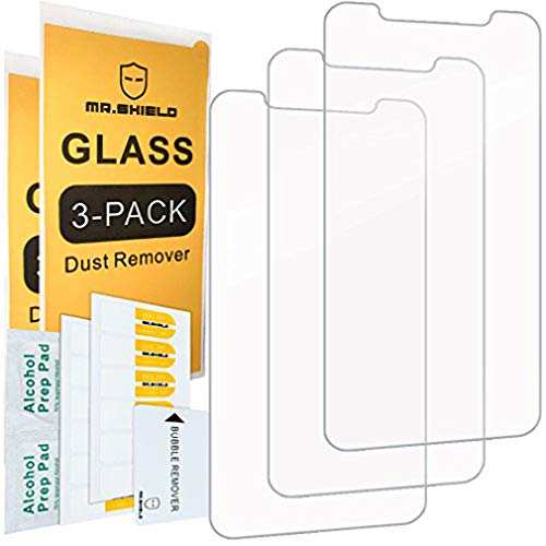 Product Cover [3-Pack]- Mr.Shield for iPhone 11 Pro [Tempered Glass] Screen Protector [Japan Glass with 9H Hardness] with Lifetime Replacement