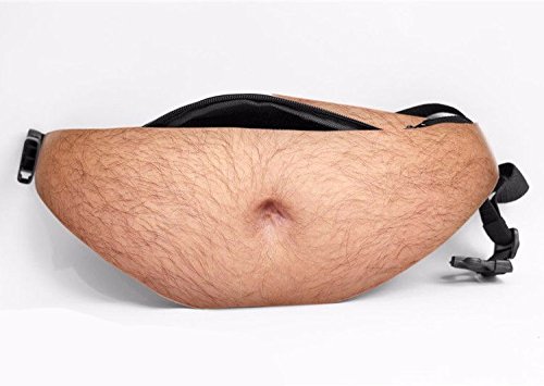 Product Cover Zedco Dad Bag Fake Belly Waist Pack Unisex Fanny Pack Waist Stash with Adjustable Belt (Common)