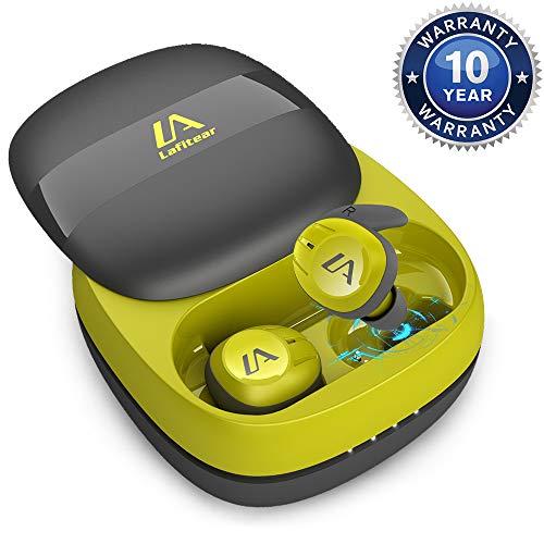Product Cover Lafitear Wireless Earbuds | Comfortable Bluetooth Earbuds | True Wireless Earbuds With Charging Case | Sport Bluetooth Earbuds | Multi-Size Wireless Earbuds| Bluetooth Earphones - One Touch Pairing