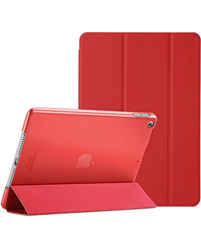 Product Cover ProCase iPad 10.2 Case 2019 iPad 7th Generation Case, Slim Stand Hard Back Shell Protective Smart Cover Case for iPad 7th Gen 10.2 Inch 2019 (A2197 A2198 A2200) -Red
