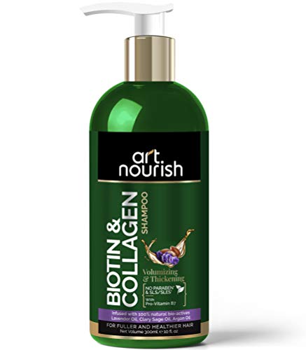 Product Cover ArtNourish Biotin & Collagen Hair Volumizing And Thickening shampoo- No SLS/Sulphate, Paraben or silicone (300 ml)
