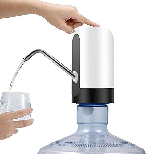 Product Cover SHOPPOWORLD Automatic Wireless Water Bottle Switch Rechargeable Automatic Dispenser with Portable USB Charging with USB Cable