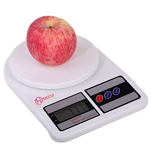 Product Cover HEMIZA Zamkar Trades Electronic Digital Multipurpose Kitchen Weighing Scale Machine (White, 10 Kg)