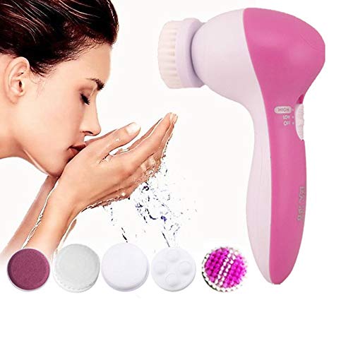 Product Cover EAYIRA 5 in 1 Face Facial Exfoliator Electric Massage Machine Care & Cleansing Cleanser Massager Kit For Smoothing Body Beauty Skin Cleaner facial massager machine for face