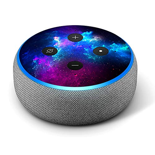 Product Cover Galaxy Space Gasses - Vinyl Decal Skin Compatible with Amazon Echo Dot 3rd Generation Alexa - Decorations for Your Smart Home Speakers, Great Accessories Gift for mom, dad, Birthday, Kids