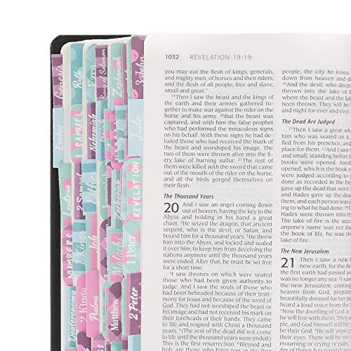 Product Cover Good Ruby 72 Piece Bible Tabs, Colorful Peel and Stick Book Indexing Tags, 1 ¼