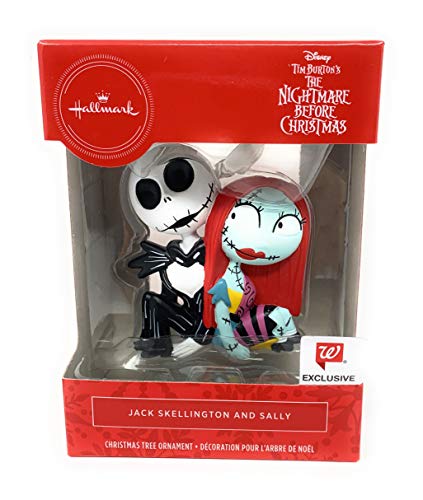 Product Cover Hallmark - Disney Nightmare Before Christmas Jack Skellington & Sally 2019 Christmas Ornament 25 Years Together