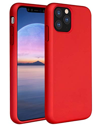 Product Cover Lintelek iPhone 11 Series Phone Case, Soft Liquid Silicone iPhone Case, Protective Cover Shockproof Bumper Case for iPhone 11 Pro 5.8