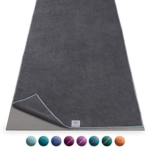 Product Cover Gaiam Yoga Mat Towel Microfiber Mat-Sized Yoga Towel for Hot Yoga (68