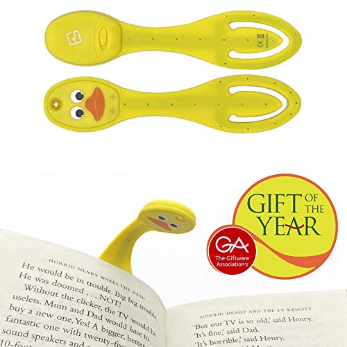 Product Cover Flexilight LED Reading Book Light Clip On Adjustable Travel Bookmark Lamp Gift (Duck)
