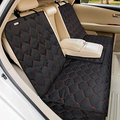 Product Cover Babyltrl Dog Car Seat Cover Waterproof Pet Bench Seat Cover Nonslip and Heavy Duty Pet Car Seat Cover for Dogs and Armrest Fits Cars, Trucks and SUVs (L)