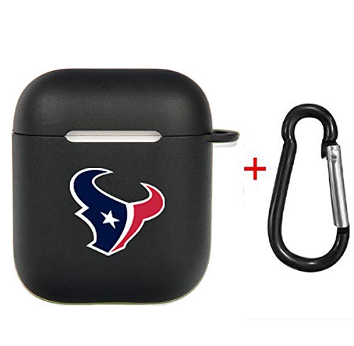 Product Cover Zhang Fu Li American Football Collection - AirPods Soft TPU Case Shockproof Protective Case Cover Compatible with Apple AirPods & AirPods 2019 for Houston Texans