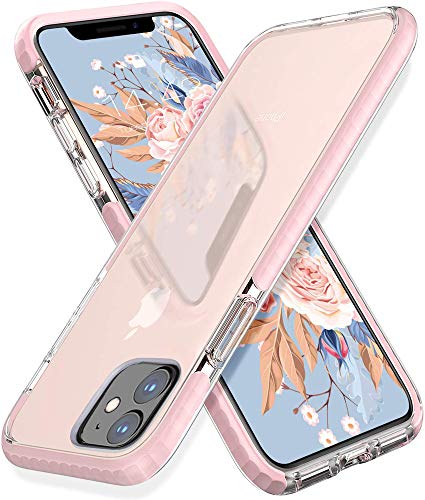 Product Cover Amozo iPhone 11 Cases and Covers | Spring Series Transparent Soft TPU Anti Slip Case Cover with Camera Protection for iPhone 11 (6.1
